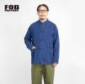 FOB FACTORY FOBファクトリー デニムカンフージャケット チャイナジャケット 日本製 メンズ